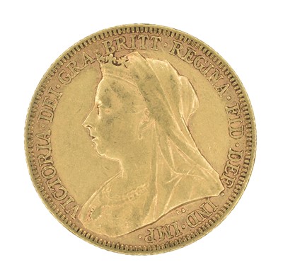 Lot 130 - Queen Victoria, Sovereign, 1896, Melbourne Mint.