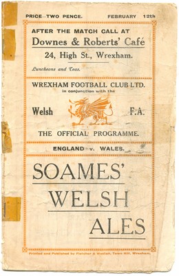 Lot 120 - England v Wales