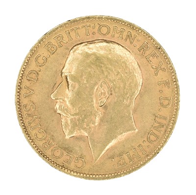 Lot 208 - King George V, Sovereign, 1913.