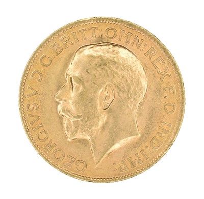 Lot 124 - King George V, Sovereign, 1915.