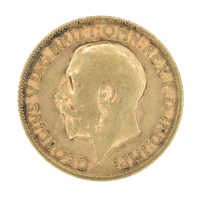 Lot 163 - King George V, Sovereign, 1911.