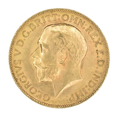 Lot 74 - King George V, Sovereign, 1911.