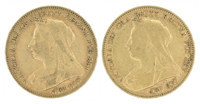 Lot 182 - Two Queen Victoria, Half-Sovereigns, 1897 and 1898 (2).