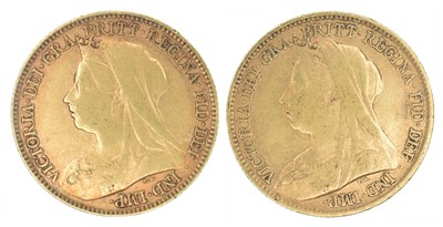 Lot 28 - Two Queen Victoria, Half-Sovereigns, 1897 and 1898 (2).