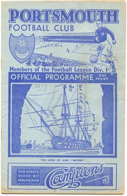 Lot 142 - Portsmouth v Aston Villa