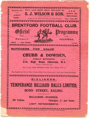 Lot 101 - Brentford v Bristol Rovers