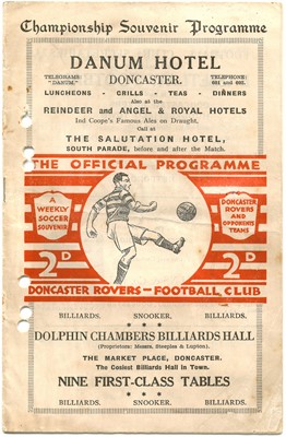 Lot 117 - Doncaster Rovers v Halifax Town