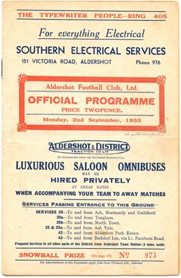 Lot 88 - Aldershot v Northampton Town