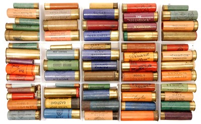 Lot 337 - 64 x  vintage paper cased shotgun cartridges LICENCE REQUIRED