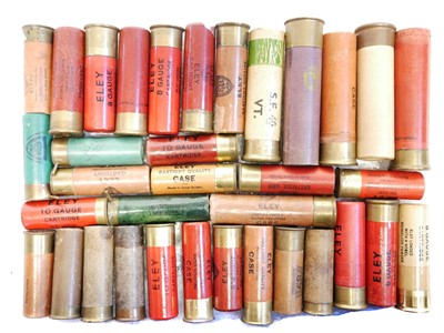 Lot 343 - 35 large calibre vintage paper cased shotgun cartridges LICENCE REQUIRED
