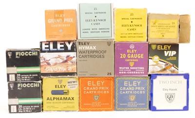 Lot 350 - Vintage boxed shotgun ammunition, LICENCE REQUIRED