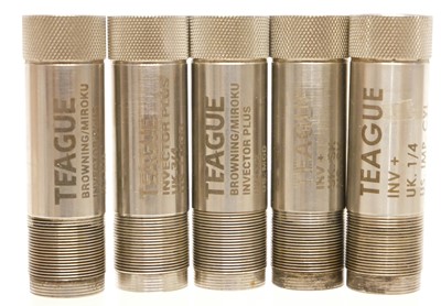 Lot 313 - Five Teague Browning / Miroku chokes