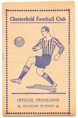 Lot 111 - Chesterfield v Aston Villa