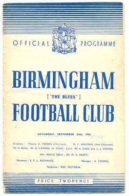 Lot 97 - Birmingham v Preston North End