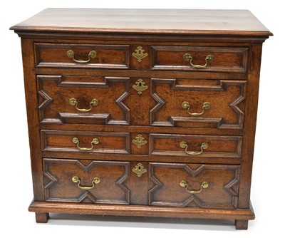 Lot 322 - 17th Century Oak Chest of Drawers