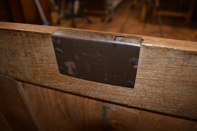 Lot 370 - George III Oak Mule Chest