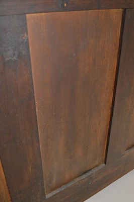 Lot 370 - George III Oak Mule Chest