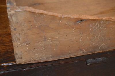 Lot 370 - George III Oak Mule Chest