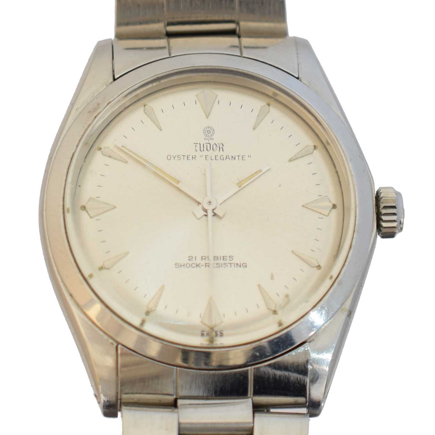 Lot 208 - A stainless steel Tudor Oyster 'Elegante' wristwatch