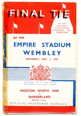 Lot 123 - FA Cup Final, Preston North End v Sunderland