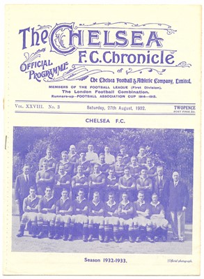 Lot 105 - Chelsea v Blackburn Rovers