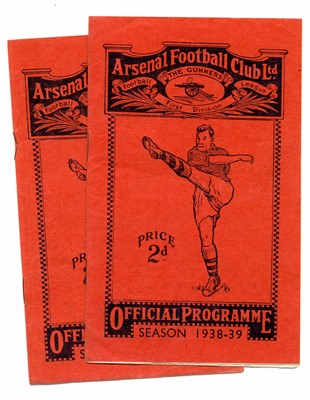 Lot 94 - Arsenal v Huddersfield Town & Arsenal v Bolton Wanderers