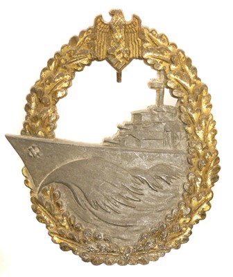 Lot 489 - WW2 German Kriegsmarine Destroyer Badge