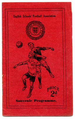 Lot 119 - England National Football Team and Schoolboys programmes