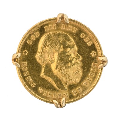 Lot 22 - A 10 guilders brooch