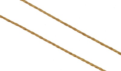 Lot 105 - An 18ct gold chain necklace