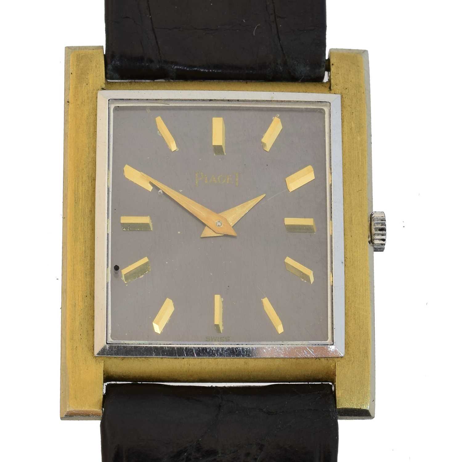 Lot 200 - An 18ct gold Piaget wristwatch
