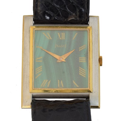 Lot 199 - An 18ct gold Piaget wristwatch