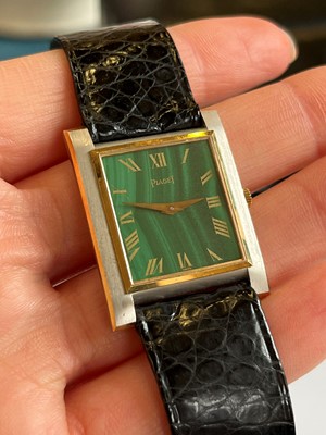 Lot 199 - An 18ct gold Piaget wristwatch