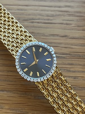 Lot 201 - An 18ct gold Piaget wristwatch