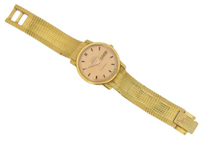 Lot 198 - An 18ct gold Omega Constellation wristwatch
