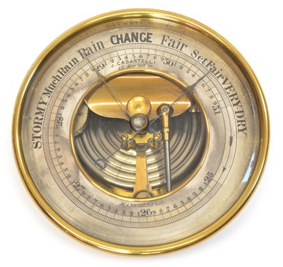 Lot 242 - J. Casartelli aneroid holosteric barometer