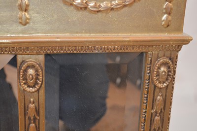Lot 325 - Late 19th Century Gilt Wood and Gesso Over Mantel Mirror