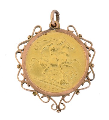 Lot 94 - A George V sovereign