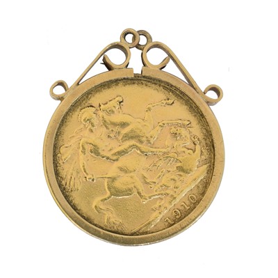 Lot 93 - An Edward VII sovereign