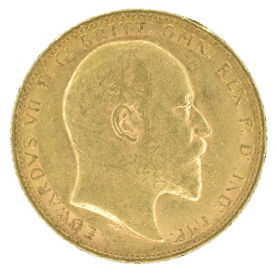 Lot 43 - King Edward VII, Sovereign, 1905.