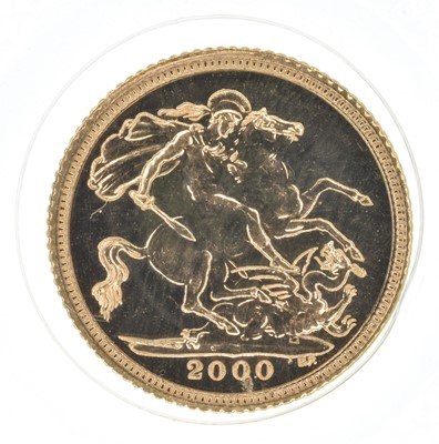 Lot 51 - Queen Elizabeth II, Half-Sovereign, 2000, BU.