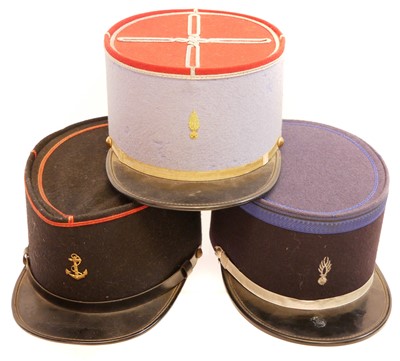 Lot 495 - Three French Foreign Legion Kepis