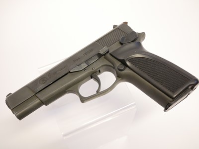 Lot 46 - Browning model GPDA8 8mm blank firing pistol REENACTOR /VCR LICENCE REQUIRED