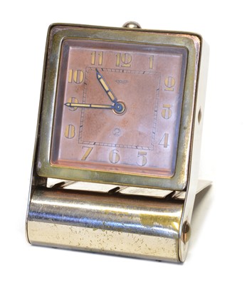 Lot 97 - Jaeger LeCoultre travel alarm clock