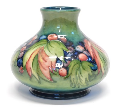 Lot 49 - Moorcroft leaf and berry pattern vase