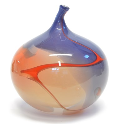 Lot 16 - William Walker abstract landscape vase