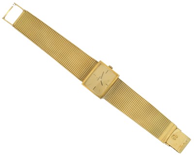 Lot 197 - An 18ct gold Omega wristwatch