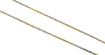 Lot 110 - An early 20th century Albert chain
