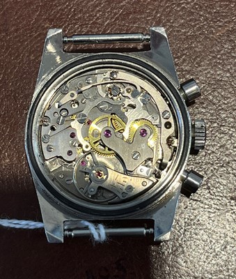 Lot 205 - A 1960s stainless steel Rotary Aquaplunge chronograph wristwatch
