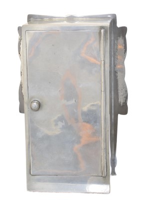 Lot 194 - An Archibald Knox for Liberty & Co. Tudric pewter and enamel mantel clock